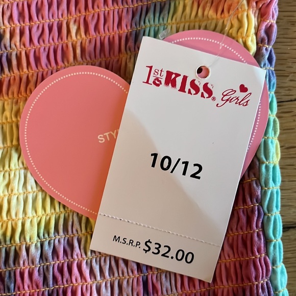 Tie Die Cap sleeve top - Picture 3 of 5